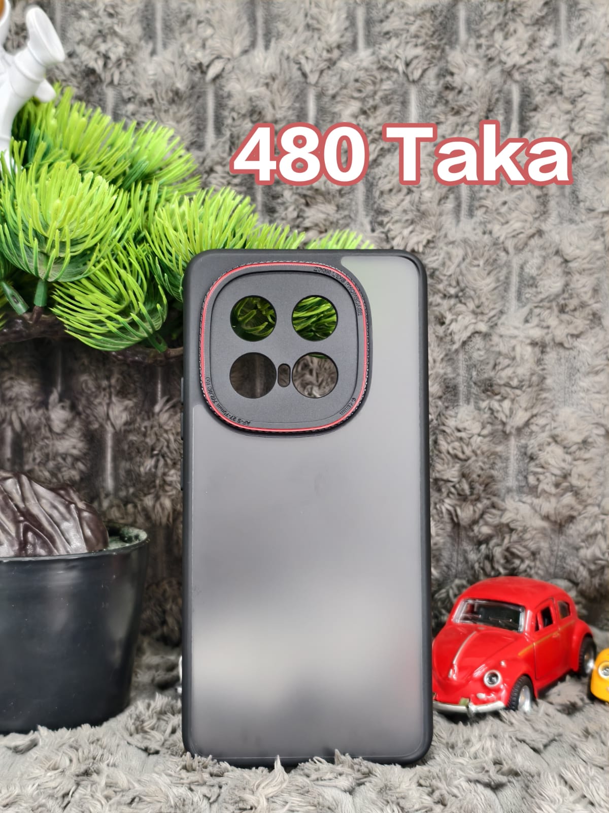 iQOO 13 Matte Back Cover With Soft Camera Protector